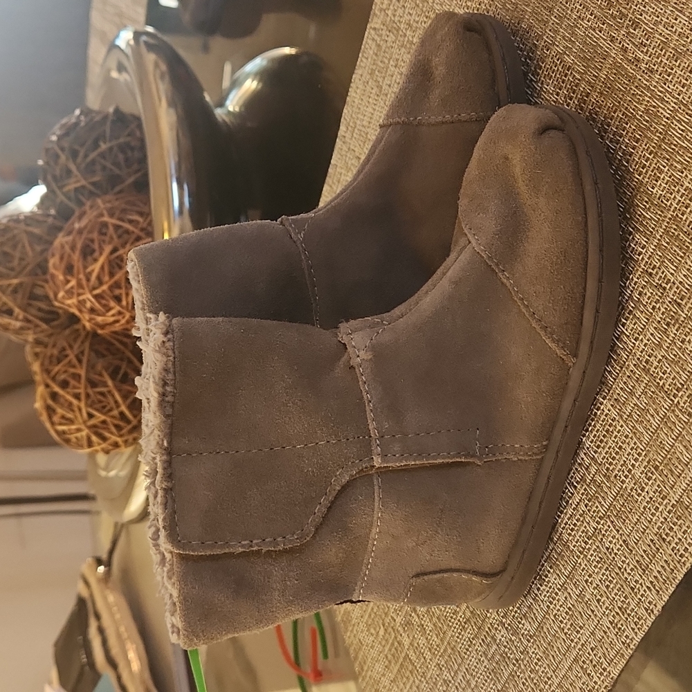 Toms Toddler winter suede boots T11 gray